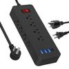 Surge Protectors Power Strips Wall Mountable 9Widely Space Outlets USB/Type C Charging Port USB Charging Power Supply