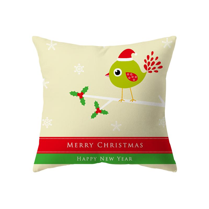 საშობაო თემა საშობაო დეკორაცია ბეჭდვის ნიმუში ბალიშის საფარი სახლის მისაღები ოთახის დივნის დეკორაცია ბალიშის გადასაფარებელი