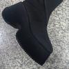 Fashion women Ankle Boots new High Heels Chelsea Boots Women New Platform Sexy Goth Motorcycle Boots Outdoor Comfortable shoes women