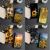 Cover for Motorola Moto G82 G20 G22 G23 G32 G8 G7 G9 Power Plus G41 G30 G71 E22 E13 E20 E32 Phone Case With Sunflower Flower