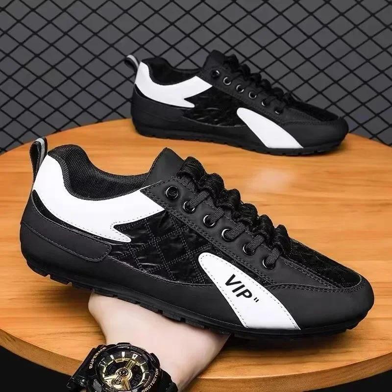 Männer Casual Schuhe 2024 Neueste Stil Wilden Flache Hausschuhe Bequeme Casual Dicken Sohlen Schuhe Running Training Schuhe Für Männer Turnschuhe