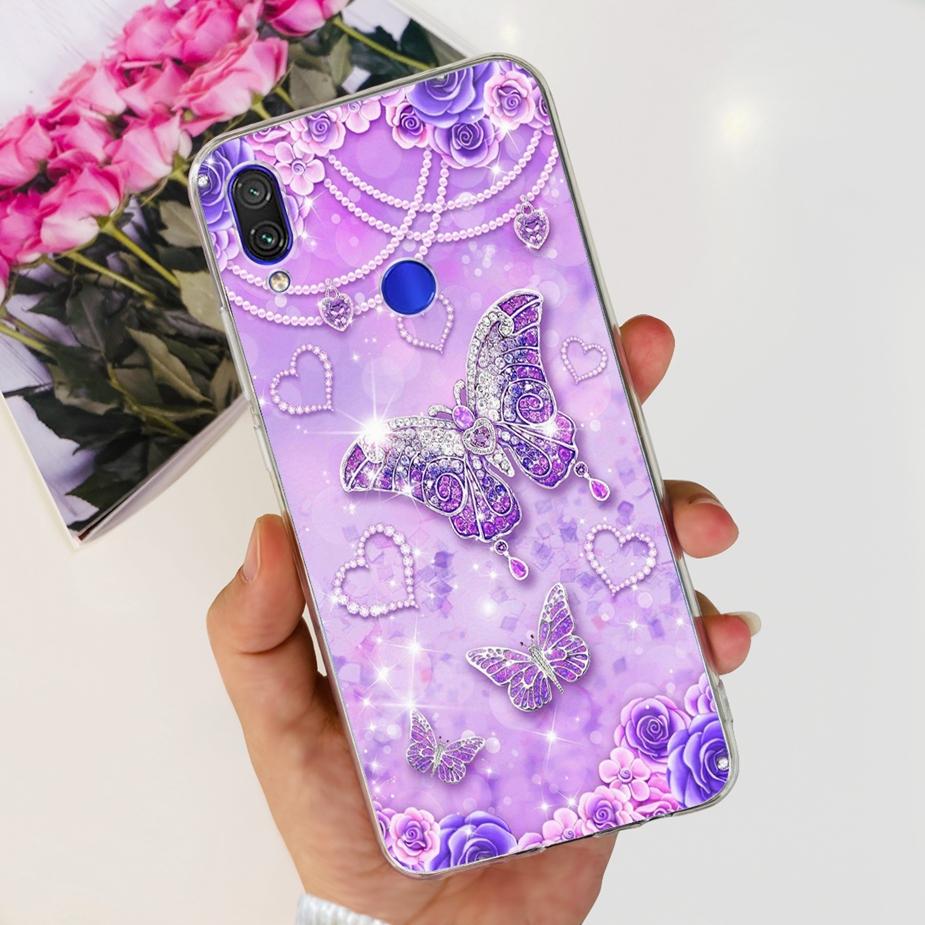 For Xiaomi Redmi Note 7 Pro Case Redmi7 Cute Panda Painted Cover Clear Silicone Soft TPU Phone Case For Redmi 7 Note7 Pro Bumper