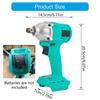 High Torque 350NM Electric Impact Wrench with LED Light for 18V Battery 1/4'' Brushless Electric Screwdriver