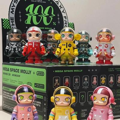 Bubble Mart Collection Series MEGA MOLLY 100% 2nd Generation Nendoroid Blind Box Set End Box Gift