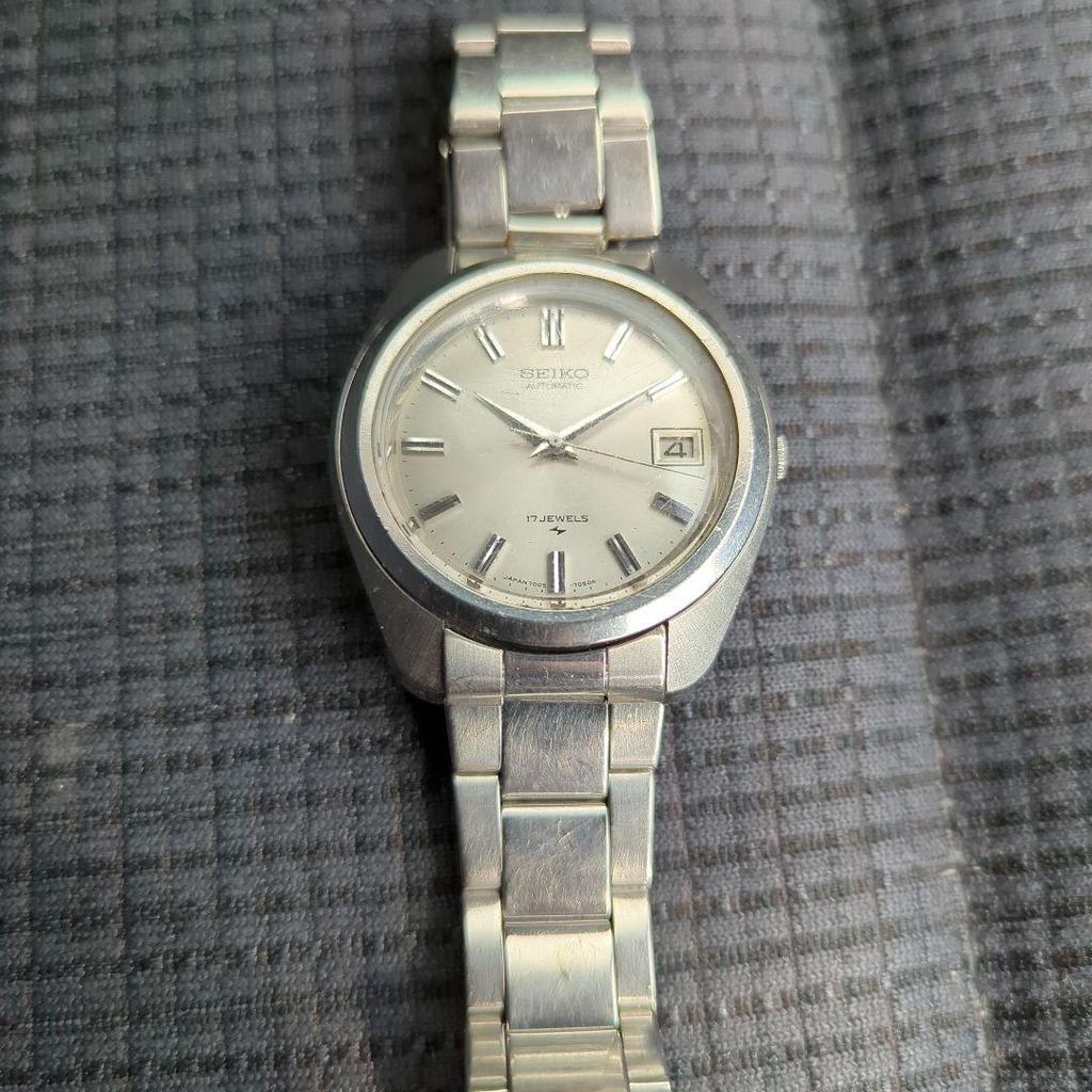 [USED] Seiko Automatic Watch/7005-7030 Silver/SS Jack