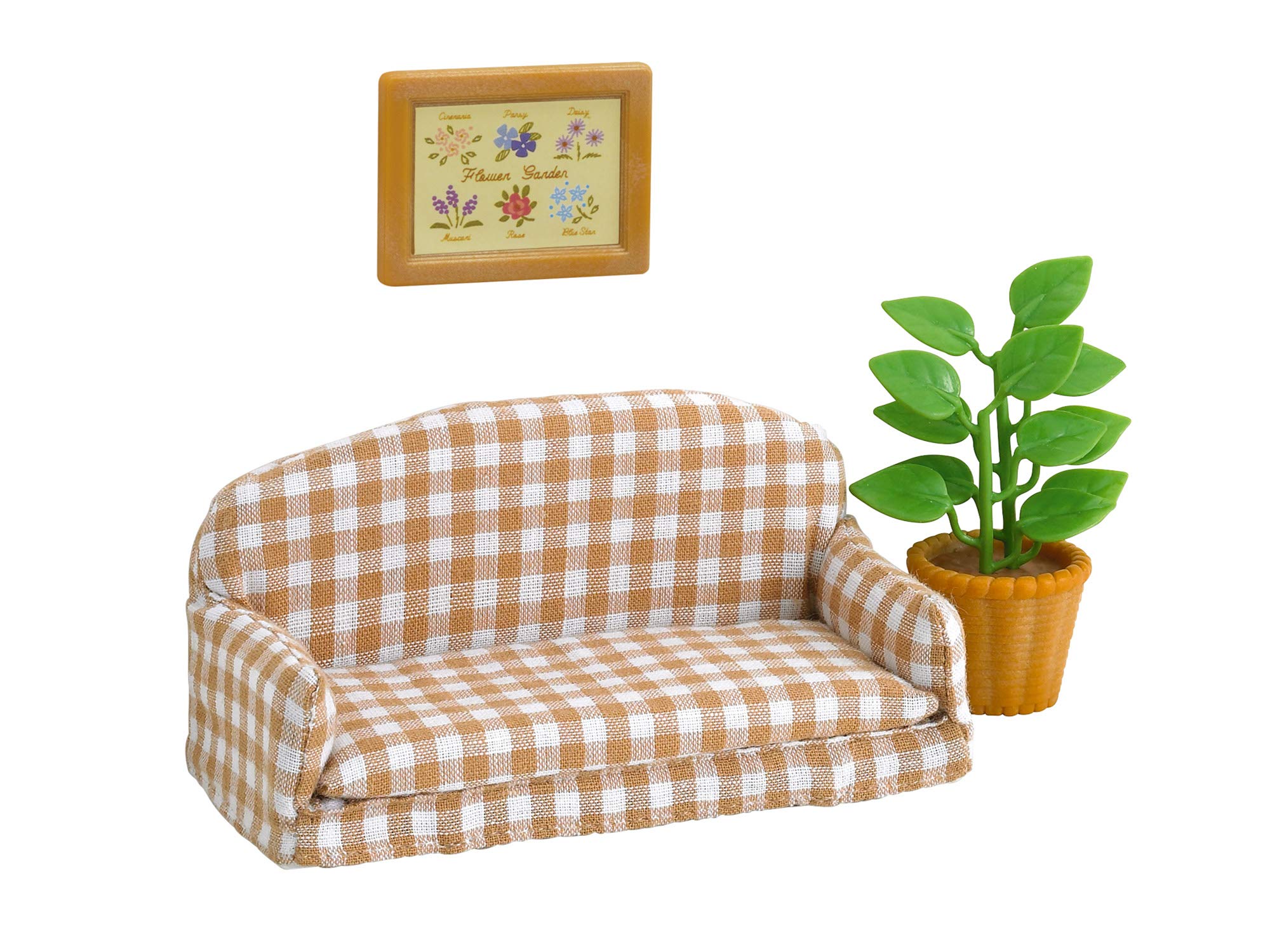 

Sylvanian Families Furniture ST Mark Ages 3 and Toy Sylvanian EPOCH [Living Sofa] Ka-518 Certified, Up, Dollhouse, Families,