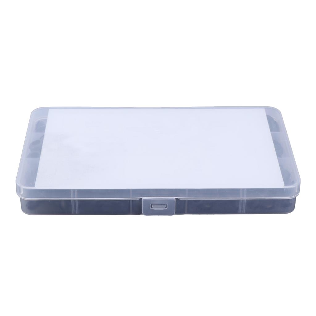 260pcs Rubber Wire Sleeve Set Easy Cable Organization Solution Flexible Rubber Wire Seals with Storage Box Assorted set