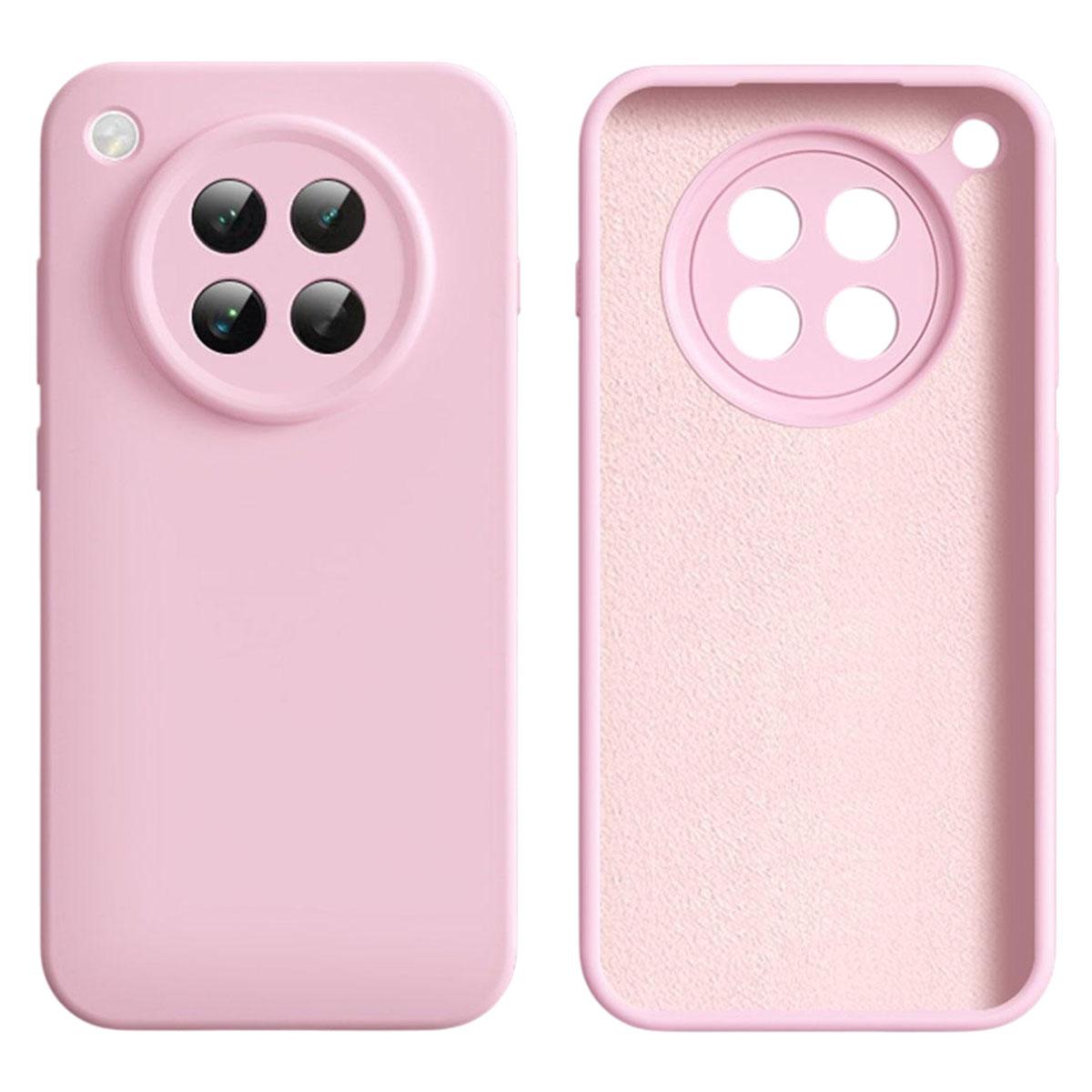 

For Oppo Find X8s 5G Case Precise Cutouts Liquid Silicone+PC Shockproof Phone Cover Pink