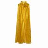 Langes Glitzer-Cape Vintage Glänzender Umhang Neues Halloween Cosplay Robe Festival