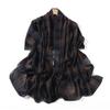 Ultralight Shawl Wraps Long Beach Sun Protection Scarf Classic British Plaid Print Scarf