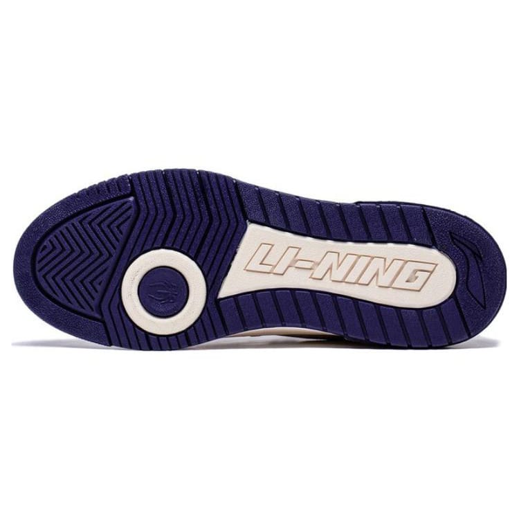 Li Ning Rookie 2 Slip Resistant Abrasion Resistant Low top Skateboard Shoes Men's White Blue ABCT039-2