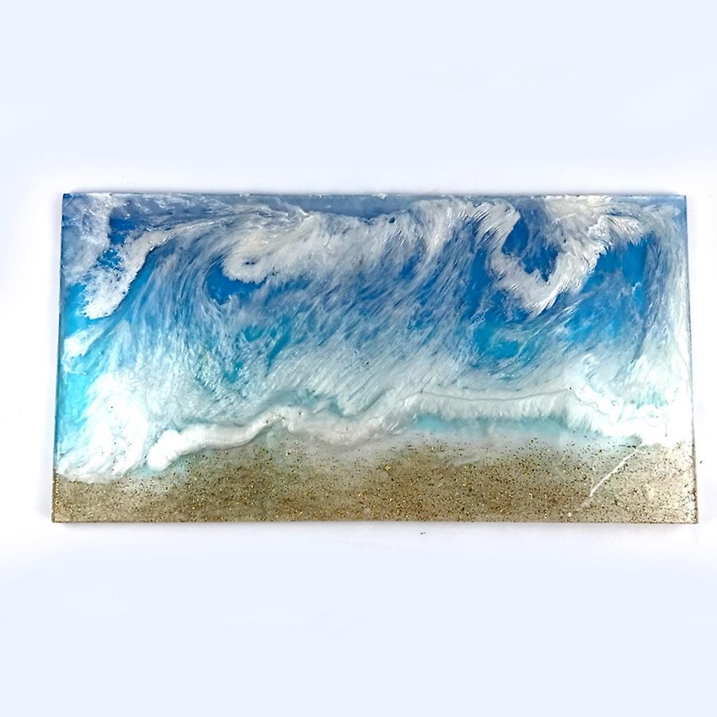 Resin Tray Mold Rectangle Table Top Silicone Mold Coasters Tray Silicone Mold
