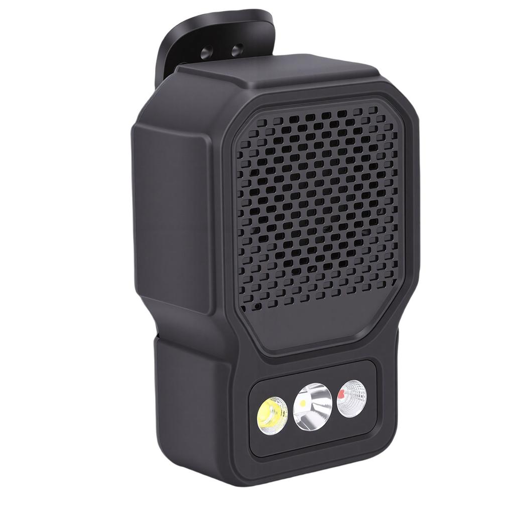 Wearable Speaker with Flashlight 5W LED Light 3 Brightness Levels Portable Bluetooth Speaker for Outdoor