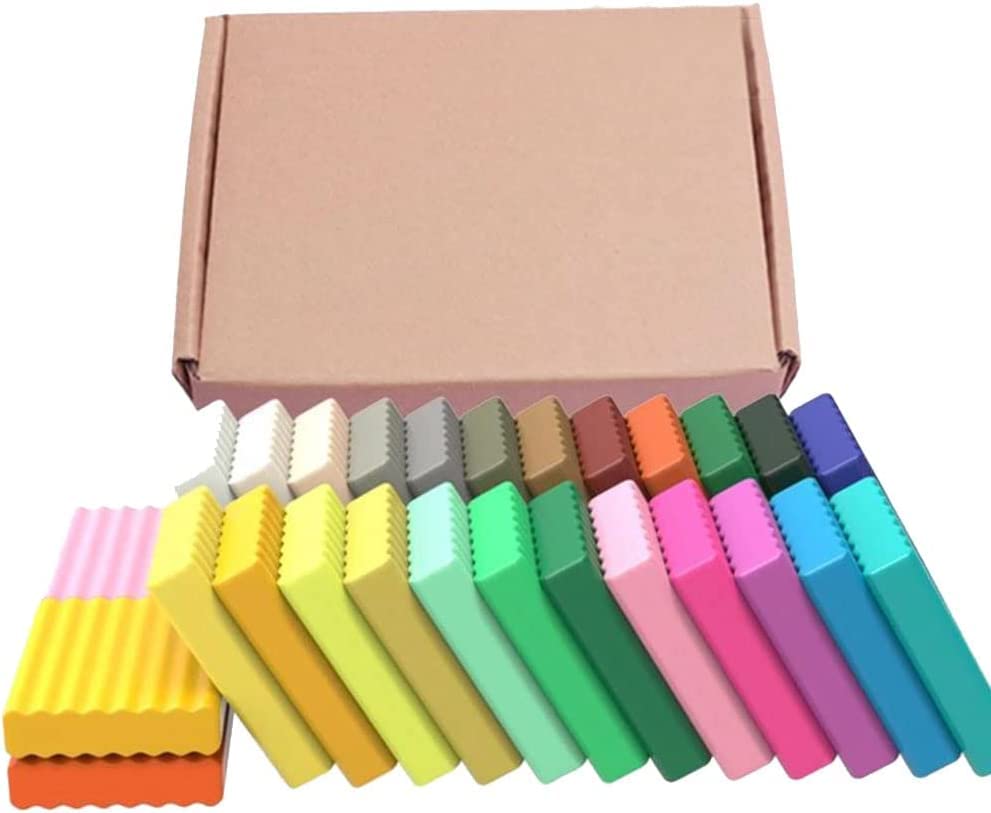 

Цветная глина для запекания в духовке, Керамическая глина, Полимерная глина, Изготовление аксессуаров своими руками (Только 24 цвета)