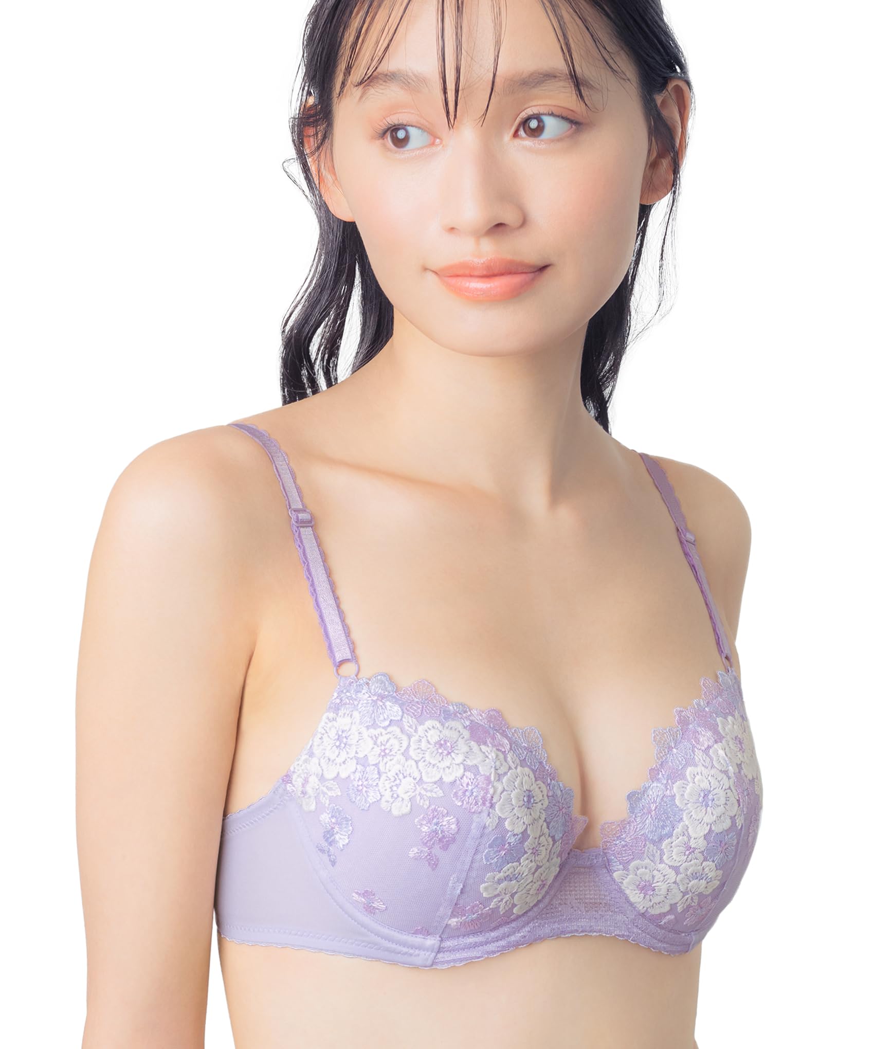 

Бюстгальтер естественно пышный и округлый бюст хлопковая смесь на стороне чашки, прилегающей к коже на косточках маленький и большой PU E65 [Wing/Wacoal] чашка AA-G, вверх, [Натуральный