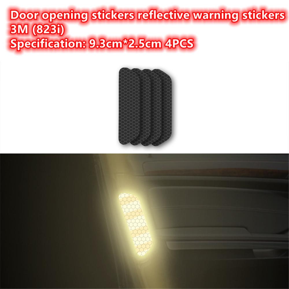 Černé kolo obočí reflexní samolepky na auto zakrývající samolepky na škrábance černý neviditelný dekorativní reflektor