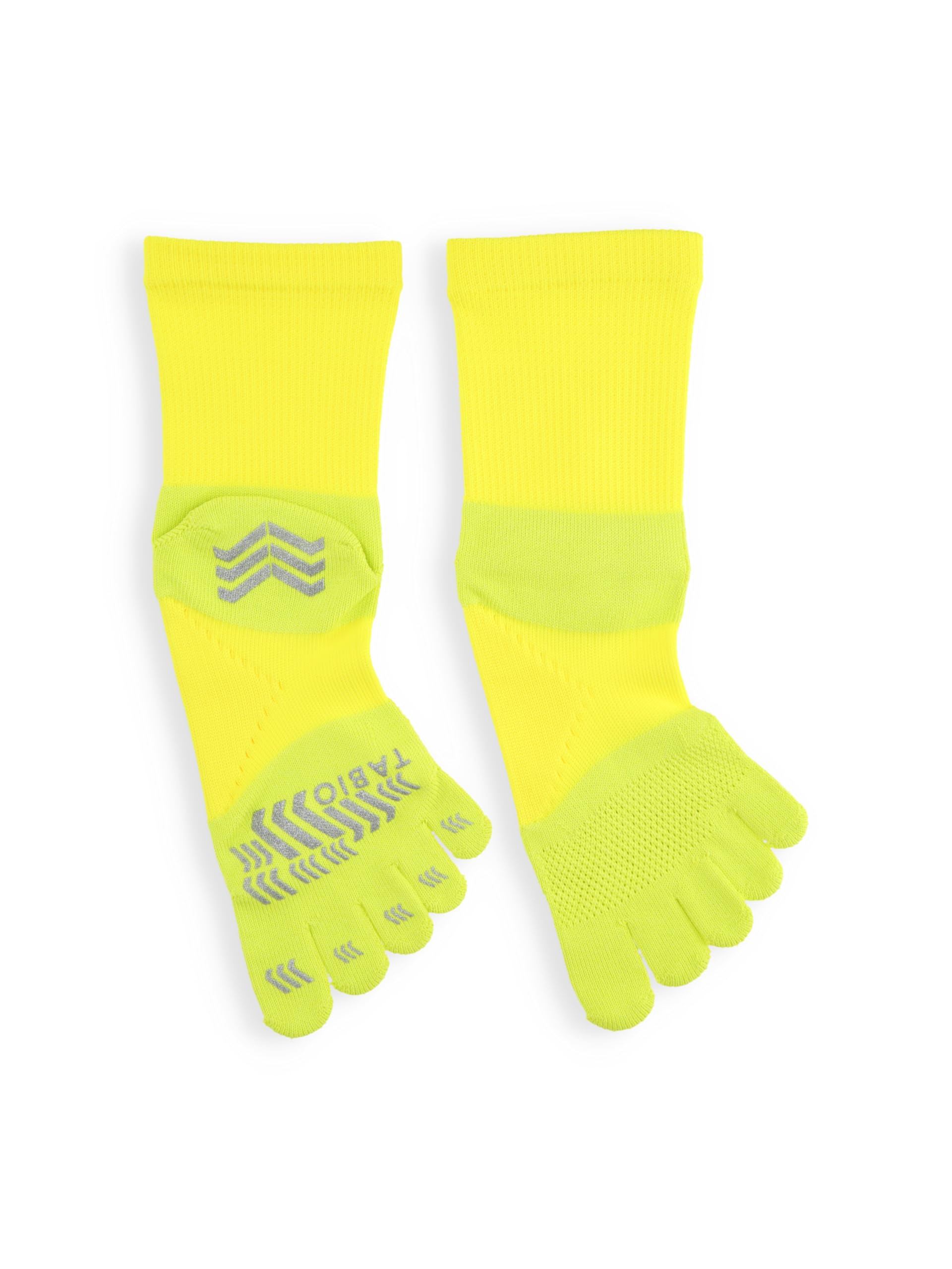 

Носки Tabio Racing Run Crew Сделано в Веб-эксклюзив Пятипалые (Размер M), 25.0-27.0см, Япония, Желтый,