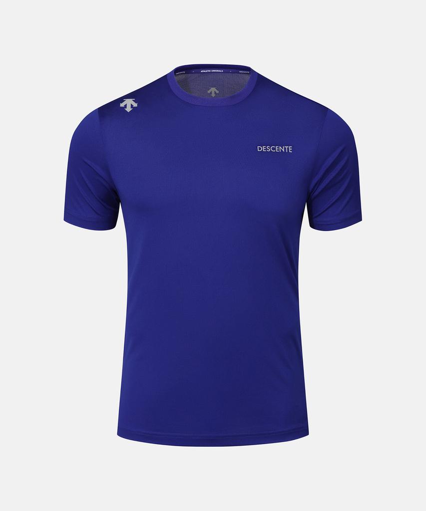 DESCENTE Quick-Dry Short Sleeve T-Shirt Blue Sr323Rts77 (A Type)