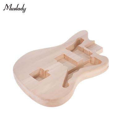 Muslady Unvollendeter DIY E-Gitarrenfass Linde für Mustang Guiatr