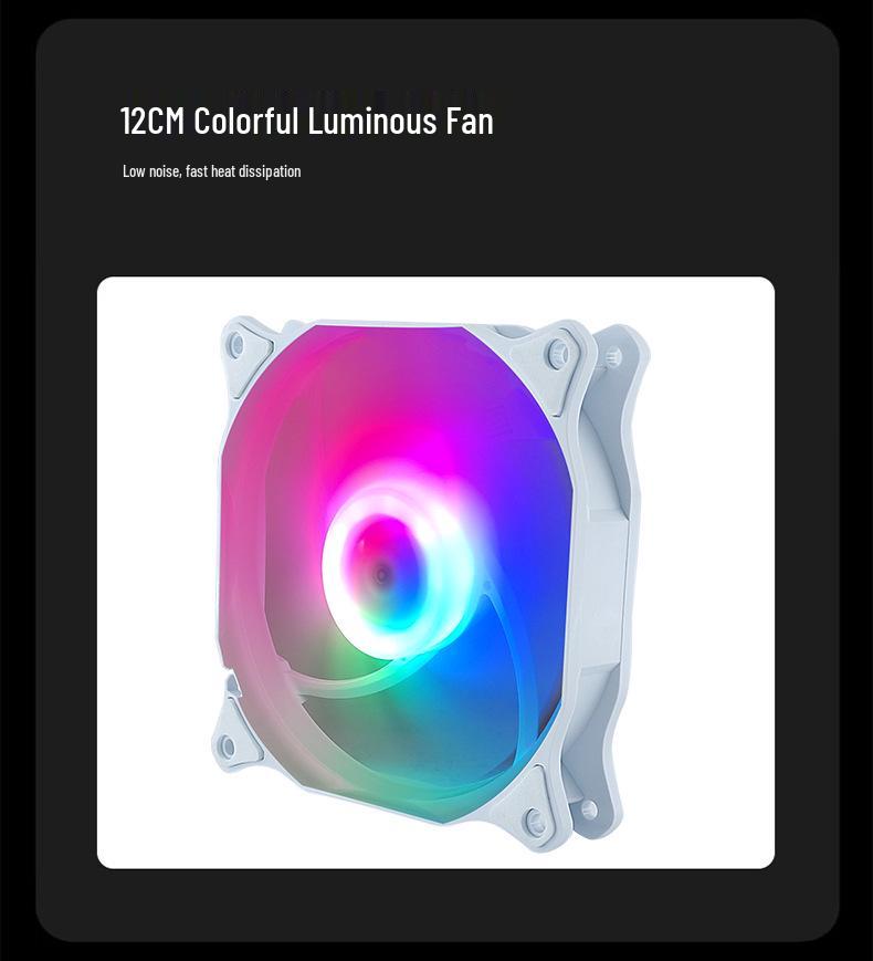 Colorful PWM CPU Cooler 12CM Fan, 4 Heatpipe, LGA1700, 115X, 1200 Socket Compatible