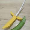 Cross-Border Banana Double-Action Telescopic Knife: 3D Printed Creative Toy Gift