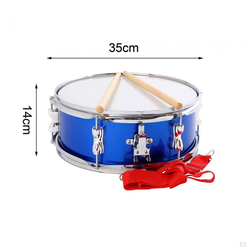 13 Hüvelykes Snare Dob Zenei Dobok Állítható Szíjjal, Könnyű Ütőhangszer,