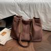 Velvet Simple Casual Top Handle Bag Women Fashi Large Capacity Tote Shoulder Bag Textured Casual and Versatile Storage Bags