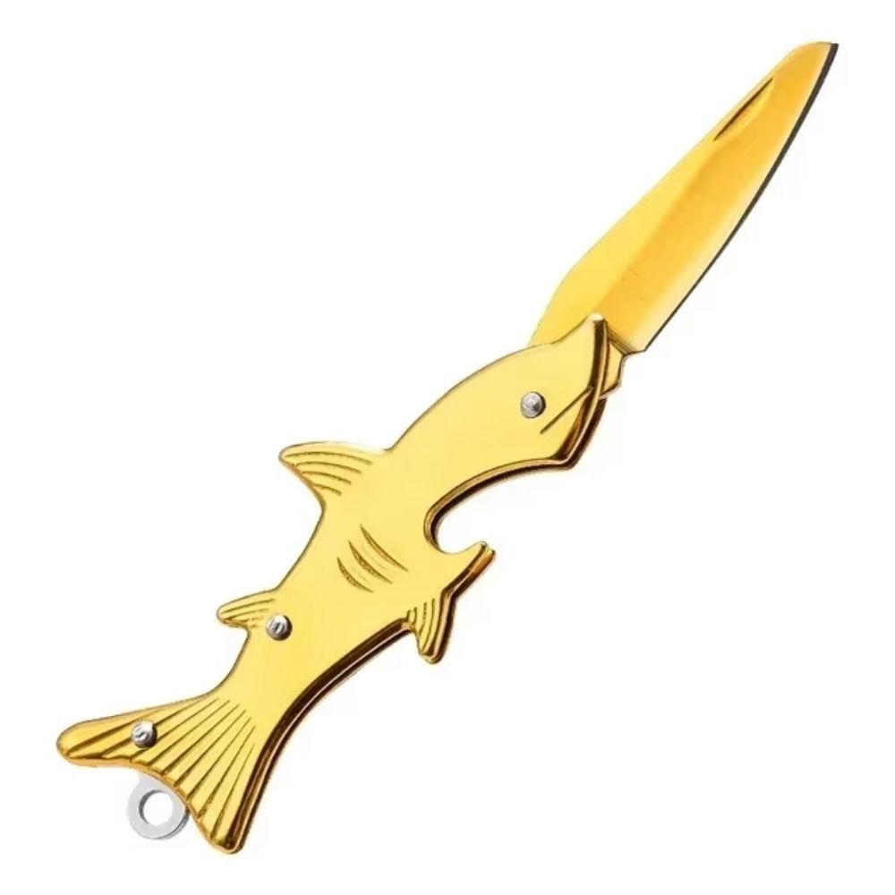 Edelstahl Obstschneider Sicherer Taschenschneider Langlebiger Tragbarer Faltbarer Cutter Schlüsselanhänger Reise