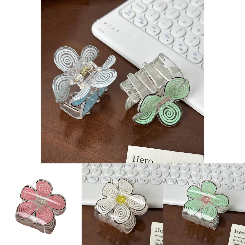 Stunning Acrylic Flower Hair Clipper In Macaron Colors Perfect For Stylish Updos