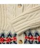 IROWOMEN Garik Over-Shoulder Nordic Cardigan Iowcw25101Ivx