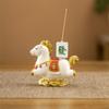 Funny Zodiac Pony Incense Burner Pony Shape 2026 Horse Year Indoor Incense Burner New Year Ornamental Resin Incense Stick Holder