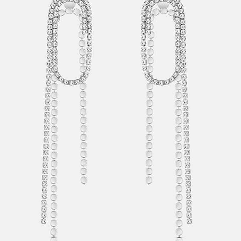 METROCITY JEWELRY Brillante White Earrings A231BE0740WPA