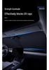 Car Front Windshield Sunshade - Interior Sun Protection Curtain