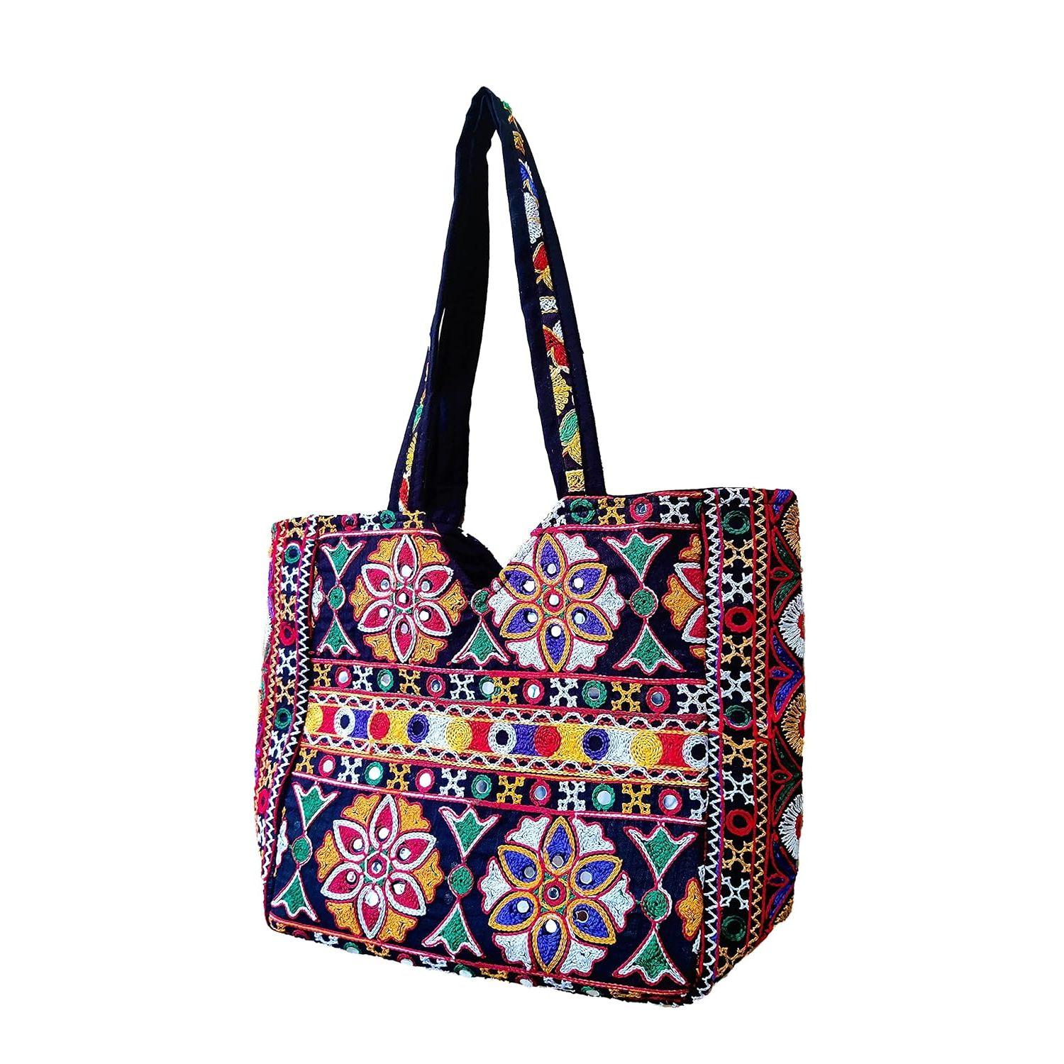 Женская многоцветная сумка Matka ручной работы в Раджастхани (11*15 дюймов) — фото 2