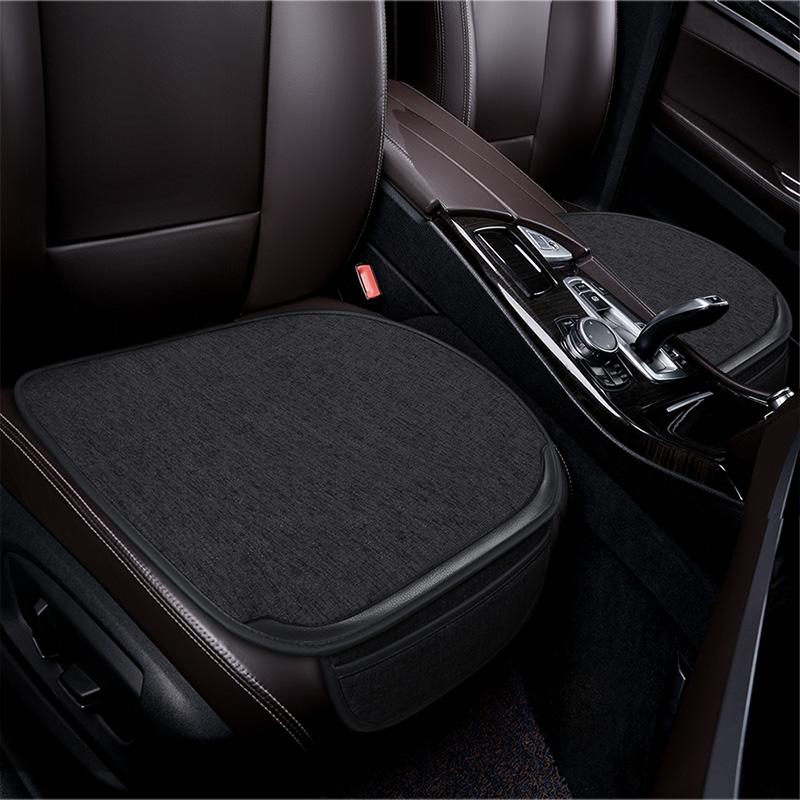 

Льняной чехол для автомобильного сиденья, передний и задний, полный комплект, выберите подушку для сиденья автомобиля, льняную ткань, защитную накладку на сиденье, аксессуары для салона автомобиля