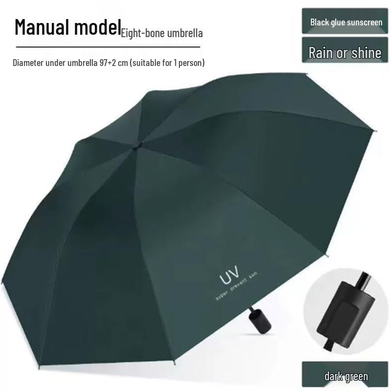 Reinforced Manual Folding Umbrella