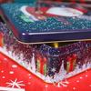 Cute Cartoon Christmas Gift Box Square Party Supplies Christmas Candy Box Christmas Decoration Tinplate Candy Storage Containers