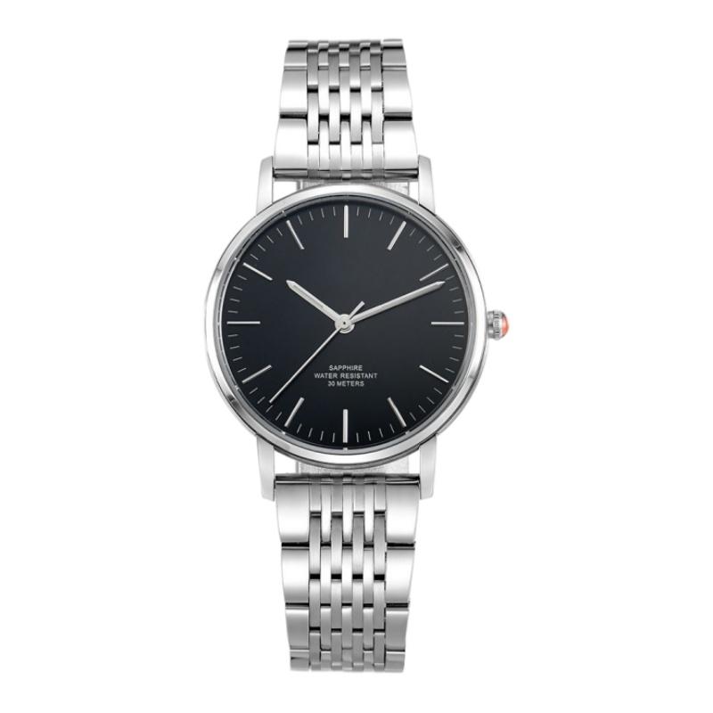 Hot Selling Gold/Silver Sport Fashion Stainless Steel Quartz Watch with Pointer Dial Customized Logo for Women fashion women watch