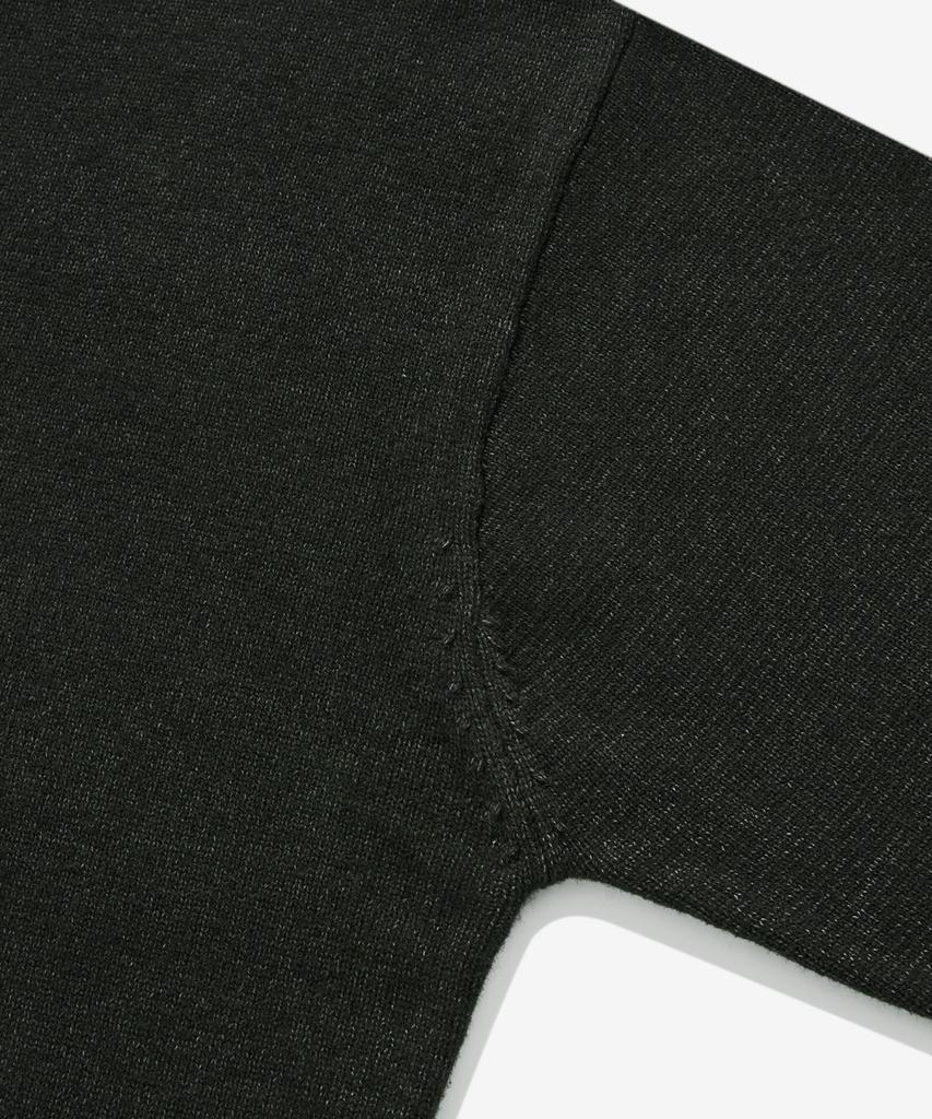 COVERNAT Big C Logo Knit Dark Gray