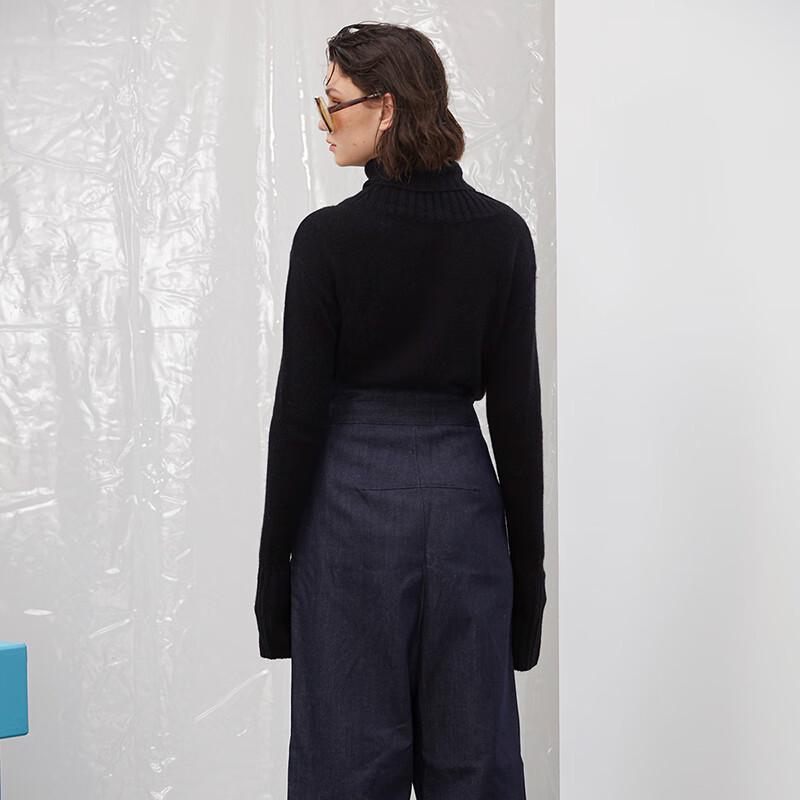 Women's High-Neck Cashmere Blend Sweater