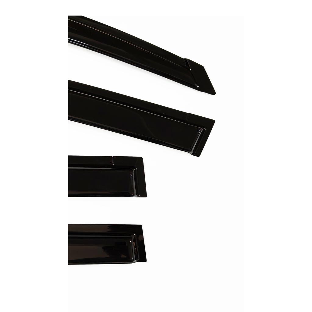 Window Visor for Toyota Prado FJ150 2009-2023 | 4pcs Rain Guard Wind Deflector | Car Weather Shield Accessory