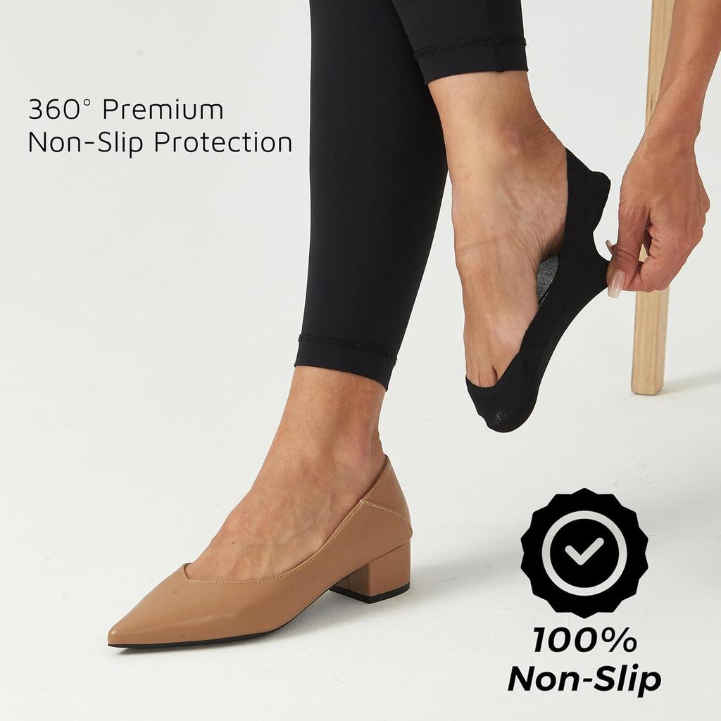 Women's Ultra-Thin No Show Low Cut Socks for Flats and Heels