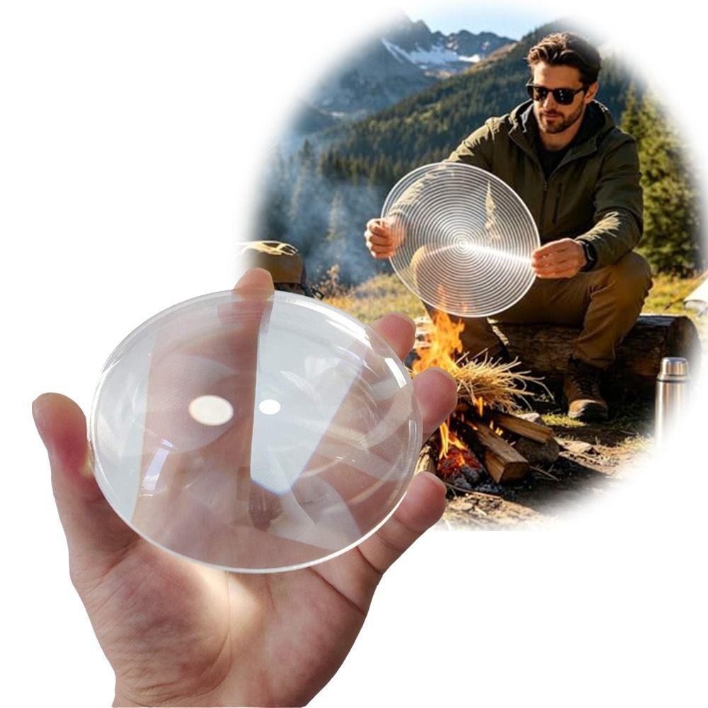 Large Size Fresnel Lens 300mm Diameter Optical Lens Replacement Acrylic Fresnel Lens Ignition Test