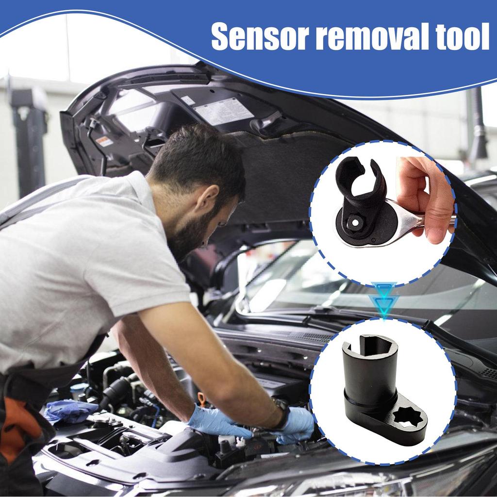 Oxygen Sensor Wrench Removal Tool For Oxygen Sensor Non-Slip Maintenance Accessory For Mechanics Engine Car Automotive