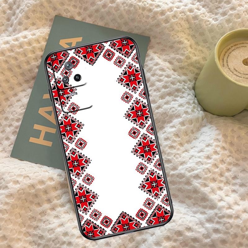 Ukrainian Pattern Case For Xiaomi 13 14 15 Ultra 11T 12T 13T 14T Pro POCO X7 Pro X3 X5 F5 F6 M6 X6 Pro Cover
