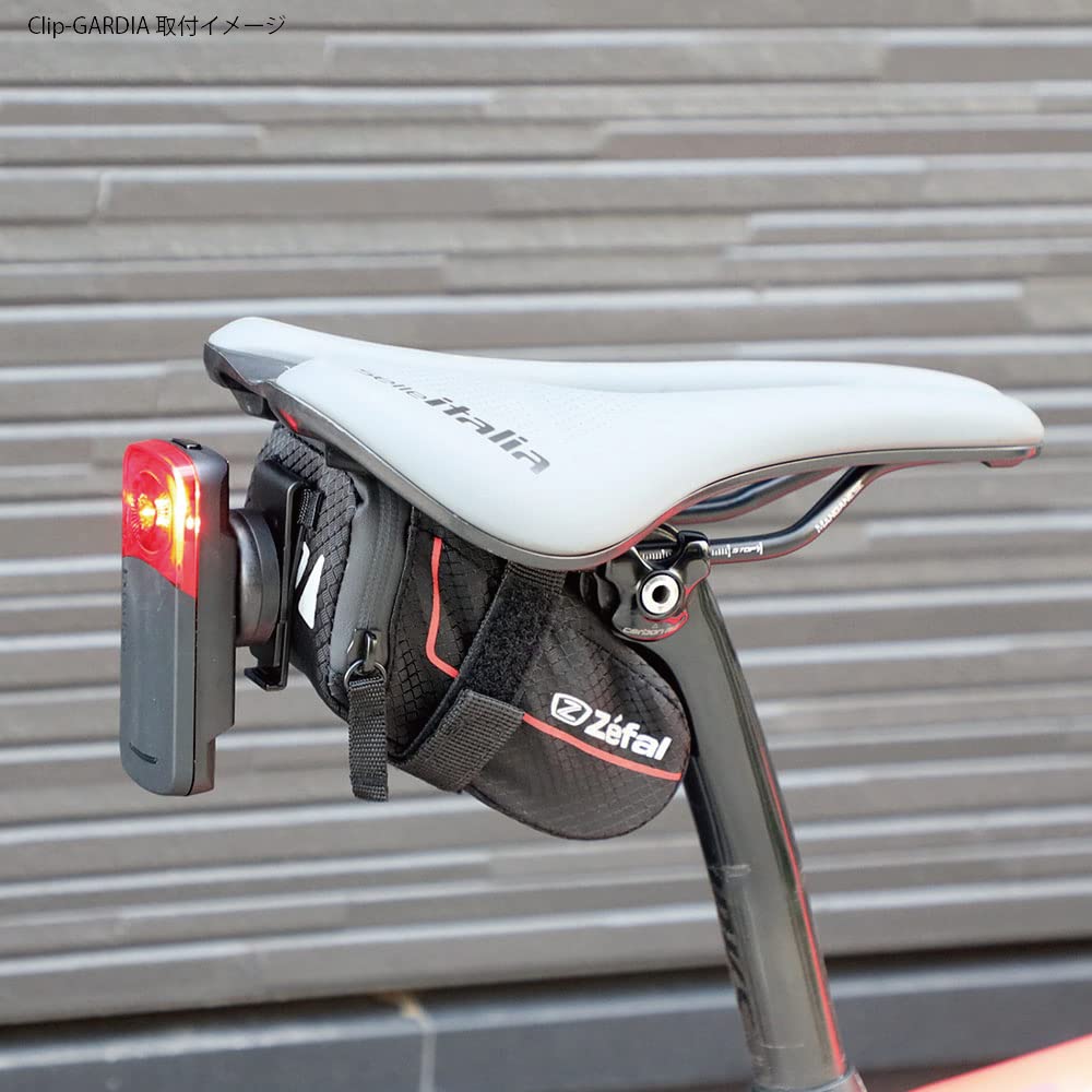 [REC MOUNT] Clip-type Safety Light Mount for Bryton Guardia Rearview
