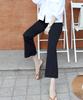 Ppaeppae Stretchy Four-Way Stretch Semi-Bootcut Leggings Slacks