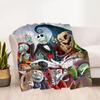 Christmas Nightmare Blanket Soft Warm Cozy Suitable for Couch Sofa Picnics for All Occasions Warmthful Decor Ideal Gift For Birthday Valentine'S Day