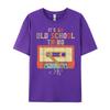 Retro Cassette Tape Music 80s 90s Women Plain T Shirts Wholesale Mans Year 2025 Graphic T Shirts Tshirts Unisex Vintage Style