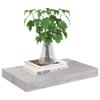 VidaXL Étagères murales flottantes 4 pcs Gris béton 40x23x3,8 cm MDF